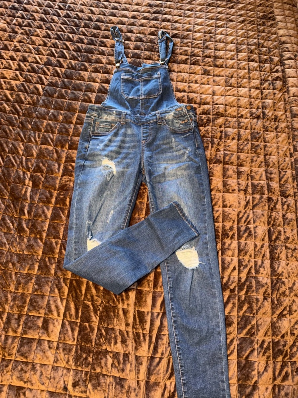 Women’s brand new overalls overall jeans pants bottoms size small wax jean
